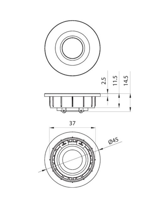 ND16FA-4 5/8" Soft Dome Neodymium Tweeter 4 Ohm
