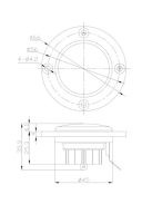 ND25FA-4 1" Soft Dome Neodymium Tweeter
