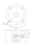 Dayton Audio ND25FW-4 1" Soft Dome Neodymium Tweeter with Waveguide 4 Ohm