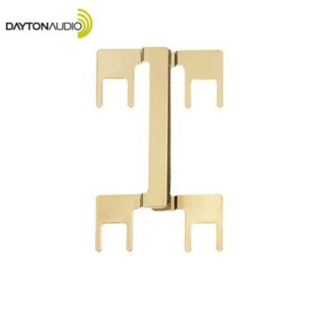 Dayton Audio PJMP-G Dual Binding Post Jumper Gold