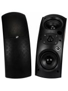QS204-4 Quadrant 70V / 100V Indoor/Outdoor Speaker Pair with 4 Ohm Bypass - Black