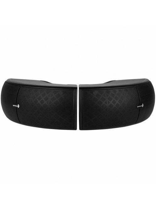 QS204-4 Quadrant 70V / 100V Indoor/Outdoor Speaker Pair with 4 Ohm Bypass - Black