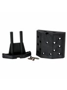 QS204-4 Quadrant 70V / 100V Indoor/Outdoor Speaker Pair with 4 Ohm Bypass - Black