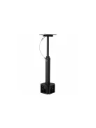QS204PB 4-Way Pole Mount Speaker Bracket for QS204-4 Quadrant Speakers - Black