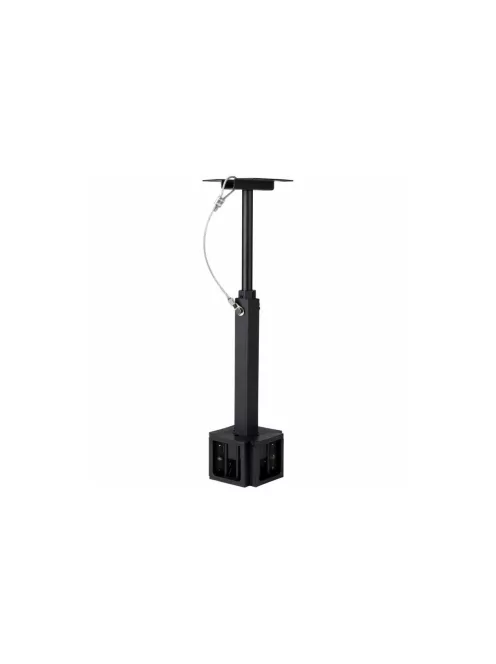 QS204PB 4-Way Pole Mount Speaker Bracket for QS204-4 Quadrant Speakers - Black