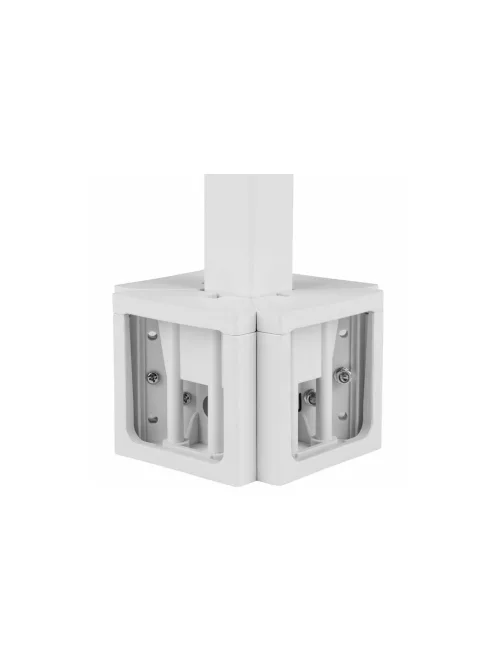 QS204PBW 4-Way Pole Mount Speaker Bracket for QS204W-4 Quadrant Speakers - White