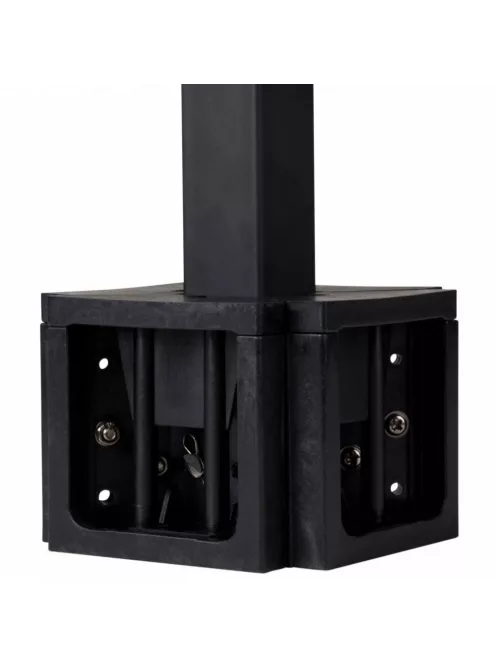 QS204PB 4-Way Pole Mount Speaker Bracket for QS204-4 Quadrant Speakers - Black