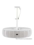 QS204W-4 Quadrant 70V / 100V Indoor/Outdoor Speaker Pair with 4 Ohm Bypass - White