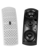 QS204W-4 Quadrant 70V / 100V Indoor/Outdoor Speaker Pair with 4 Ohm Bypass - White