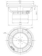 Dayton Audio RSS265HO-4 10" Reference HO Subwoofer 4 Ohm. Black alu. cone