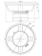 Dayton Audio RSS390HO-4 15" Reference HO Subwoofer 4 Ohm