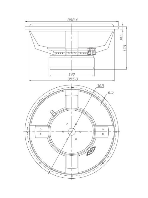 Dayton Audio RSS390HO-4 15" Reference HO Subwoofer 4 Ohm
