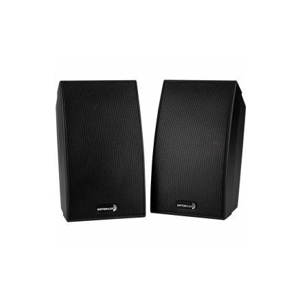 SAT-BK 3-3/4" 2-Way Satellite Speaker Pair Black