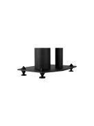 Dayton Audio SSMB24 24" Speaker Stand Pair Square Steel Base