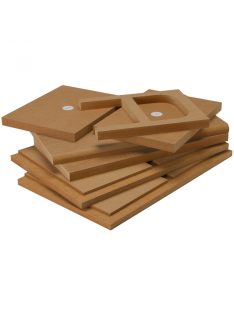 Knock-Down MDF 15,9 L Bookshelf Speaker Cabinet