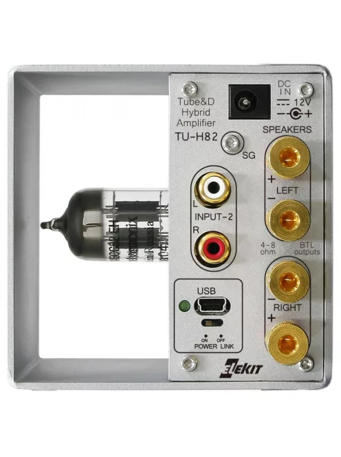 ELEKIT TU-H82, Hybrid Tube Amp DIY Kit with HP output and DAC