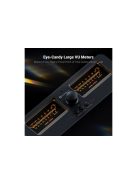 Fosi Audio LC30 erősítő hangszóró kapcsoló 2 bemenet, 2 kimenet, kettős analóg VU mérő - fekete