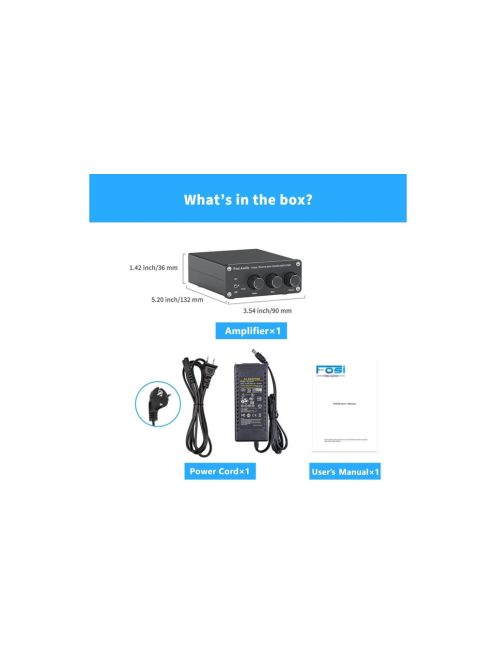 Fosi Audio TB10A sztereó erősítő