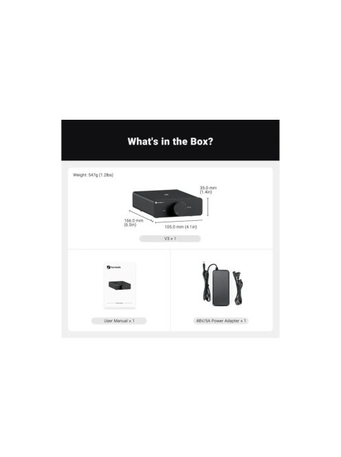 Fosi Audio V3 sztereó erősítő