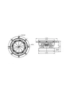 Fostex FW168HR Cone Woofer 6,5", 8 Ohm, HR-Membran