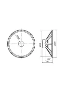Fostex FW800HS Cone Woofer 31,5", 8 Ohm