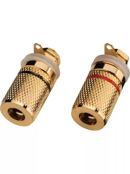 Monacor BP-250G, hangszóró csatlakozó pár