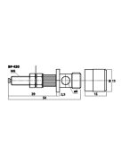Monacor BP-420, hangszóró csatlakozó pár
