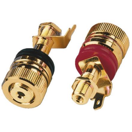 Monacor BP-520G, high-end hangszóró csatlakozó pár