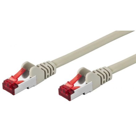 Monacor CAT-605, cat. 6 többszörös árnyék, 0.5m, 1Gbps S-FTP