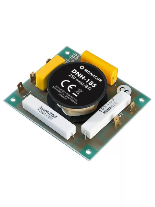 Monacor DNH-185, monó, 8Ω-os felüláteresztő szűrő Hi-Fi és PA célra