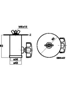 IMG Stageline EBH-47, állványadapter