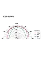 Monacor ESP-15/WS, PA Hi-Fi fali és mennyezeti hangsugárzó