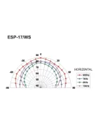 Monacor ESP-17/WS, PA Hi-Fi fali és mennyezeti hangsugárzó