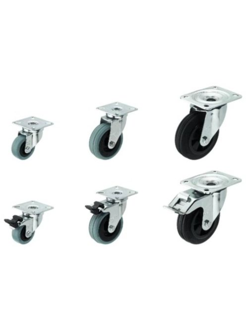 Monacor GCB-50B, kerekek, önbeálló/fix