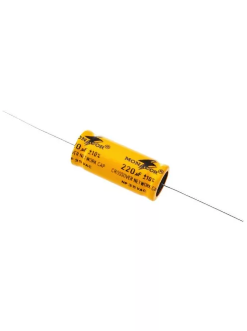 Monacor LSC-2200NP, bipoláris Elektrolit Kondenzátorok 220uF 35VAC