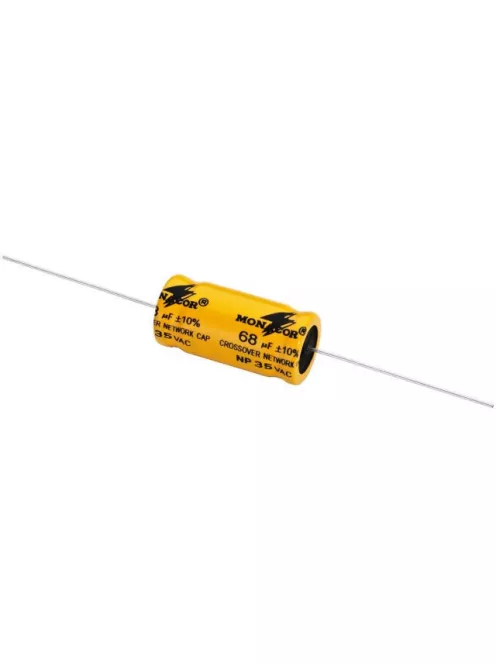 Monacor LSC-680NP, bipoláris Elektrolit Kondenzátor 68uF 35VAC