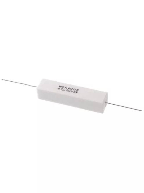 Monacor LSR-470/20, cementált Teljesítményellenállások, 20W