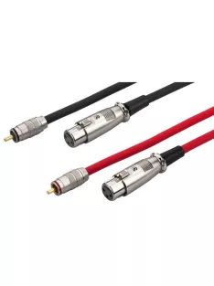 Monacor MCA-158J, kábelek, audió, XLR/RCA