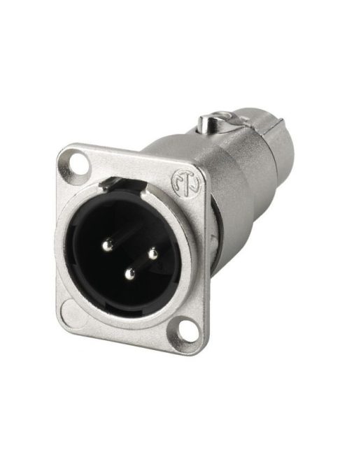Neutrik NA-3MDF, XLR beépíthetőcsatlakozó, 3 pólusú