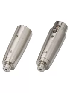 Monacor NTA-114, XLR/RCA aljzat átalakítók