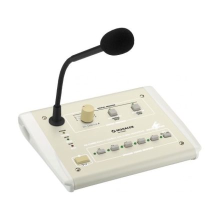Monacor PA-1120RC, PA zónaválasztós asztali mikrofon