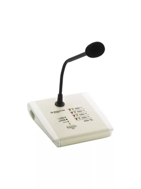 Monacor PA-4000RC, PA zónavezérlős asztali mikrofon
