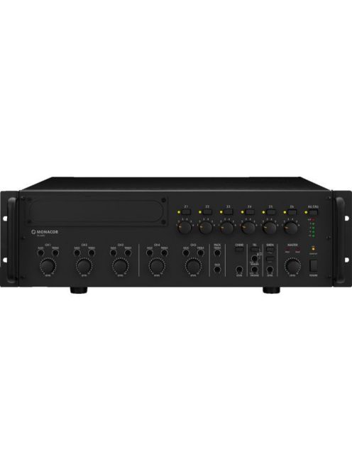 Monacor PA-6480, 6-zónás PA monó keverőerősítők