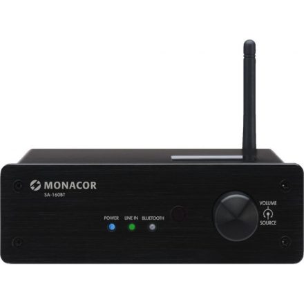 Monacor SA-160BT, sztereo bluetooth erősítő