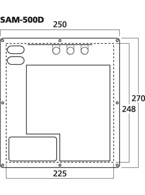 Monacor SAM-500D Erősítő modul