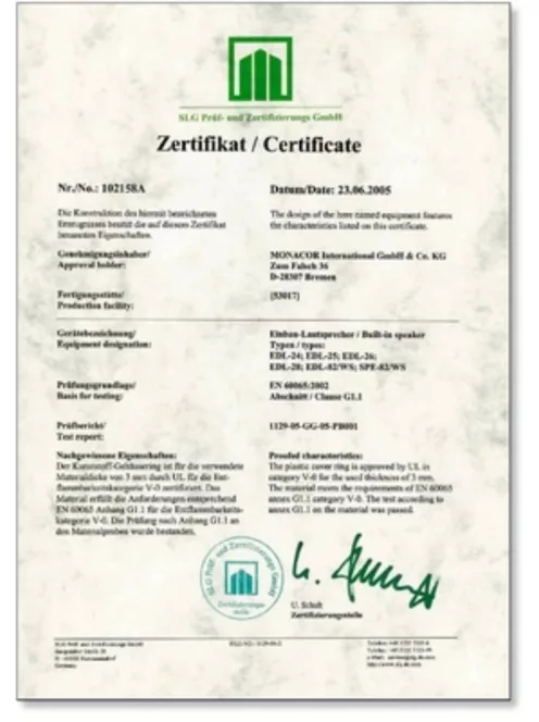 Monacor SPE-82/WS, kisméretű süllyeszthető hangszóró, 12Wmax, 4Ω