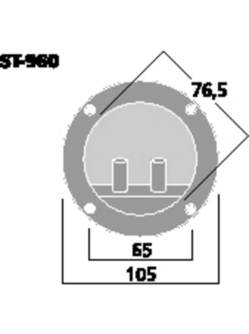 Monacor ST-960, hangsugárzó-csatlakozó