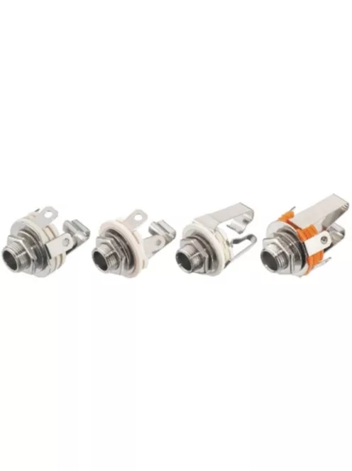 Monacor T-213J, sztereó 6,3mm Beépíthető Jack Aljzat