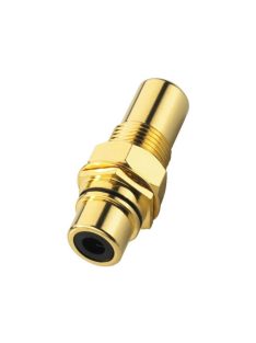 Monacor T-730G/SW, beépíthető RCA átvezető aljzatok