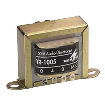 Monacor TR-1005, 100V-os Nagyteljesítményű Audió Transzformátorok